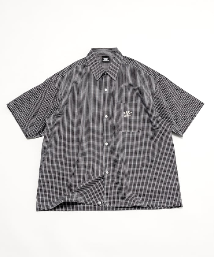 UMBRO / 別注 刺繡格紋襯衫