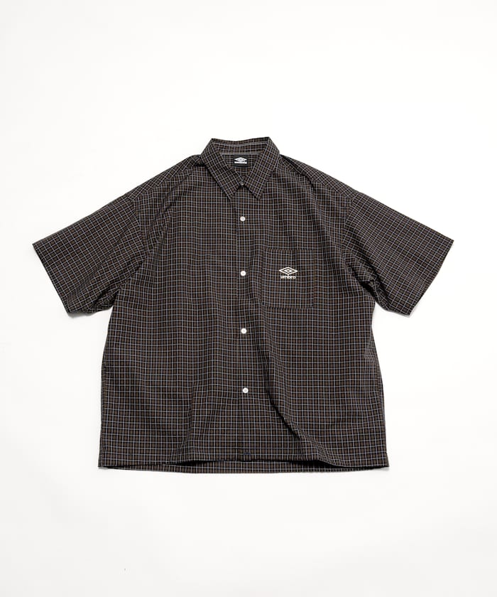 UMBRO / 別注 刺繡格紋襯衫