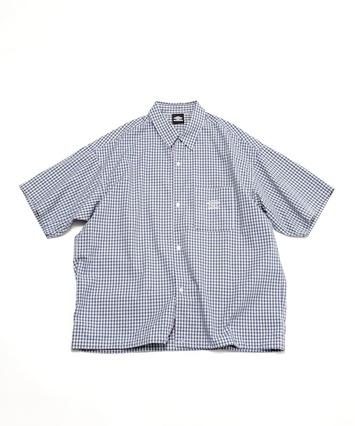 UMBRO / 別注 刺繡格紋襯衫