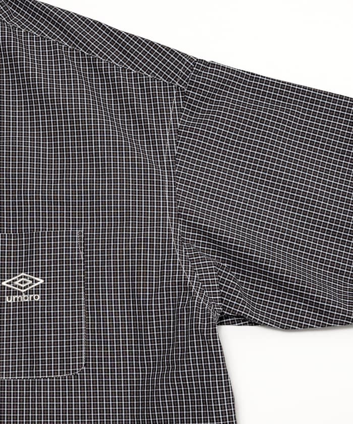 UMBRO / 別注 刺繡格紋襯衫