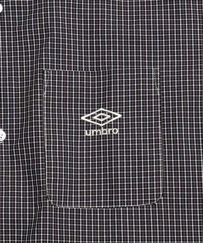 UMBRO / 別注 刺繡格紋襯衫