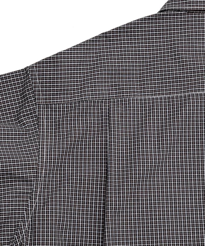 UMBRO / 別注 刺繡格紋襯衫