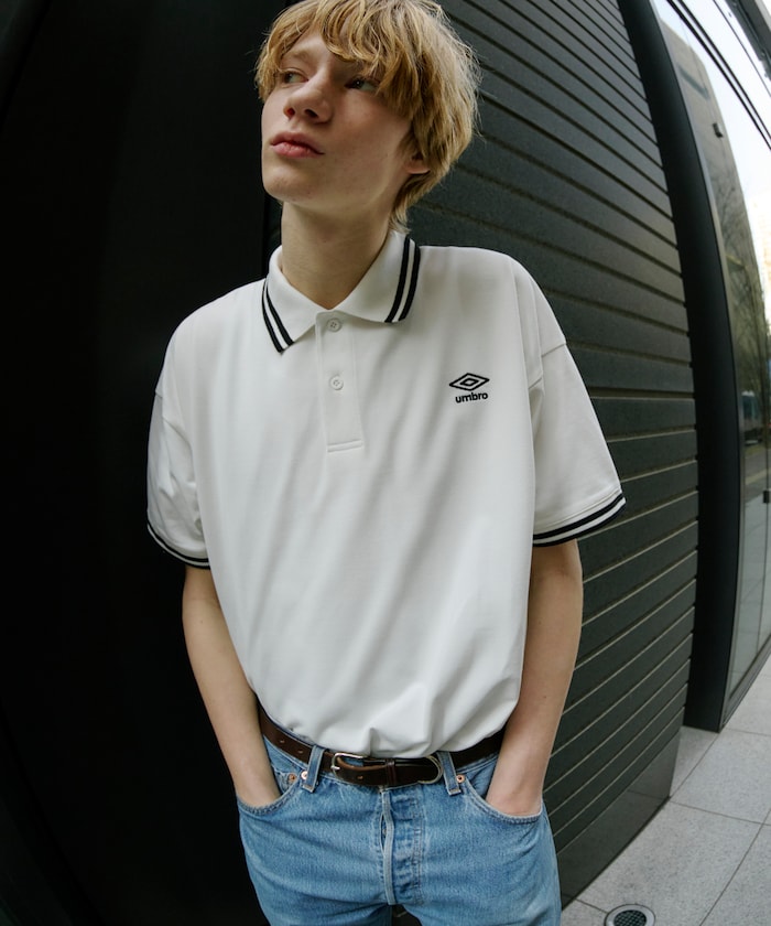 UMBRO / 別注刺繡徽標短袖 POLO 衫