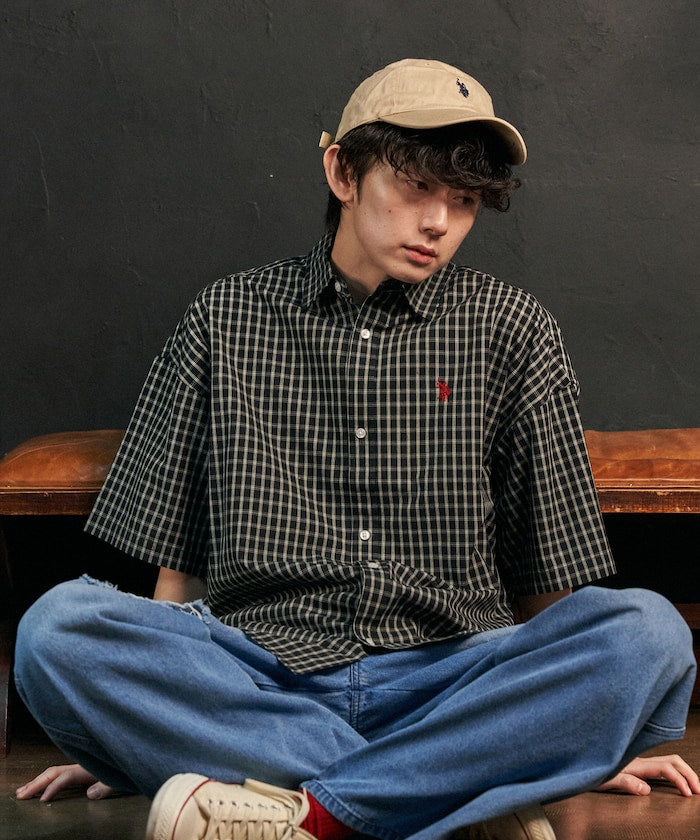 U.S. POLO ASSN. / 格紋短襯衫