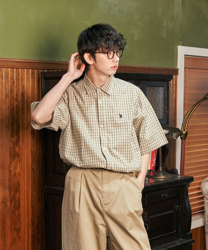 U.S. POLO ASSN. / 格紋短襯衫