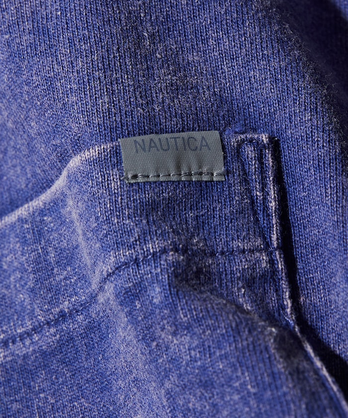 NAUTICA Bleach Washed Hidden Logo S/S PKT Tee / 水洗 口袋 短袖T恤