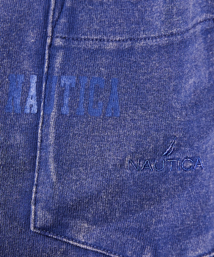 NAUTICA Bleach Washed Hidden Logo S/S PKT Tee / 水洗 口袋 短袖T恤