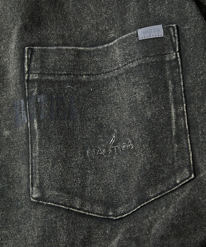 NAUTICA Bleach Washed Hidden Logo S/S PKT Tee / 水洗 口袋 短袖T恤