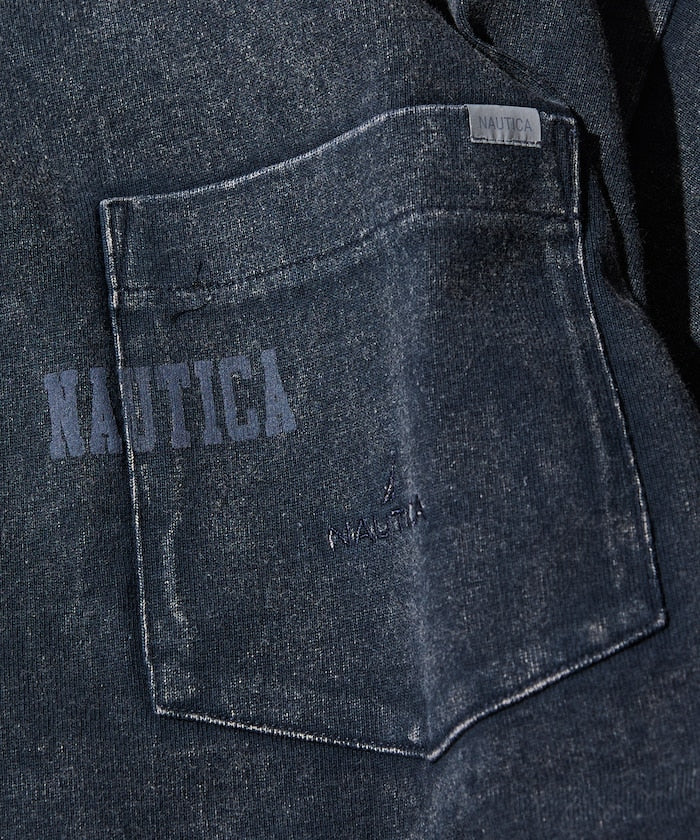 NAUTICA Bleach Washed Hidden Logo S/S PKT Tee / 水洗 口袋 短袖T恤