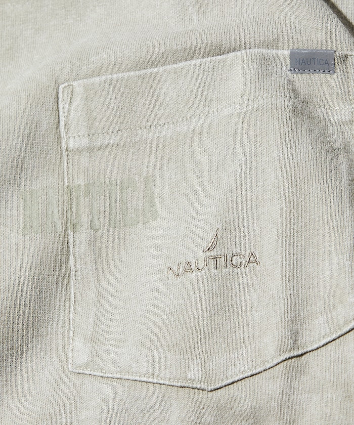 NAUTICA Bleach Washed Hidden Logo S/S PKT Tee / 水洗 口袋 短袖T恤