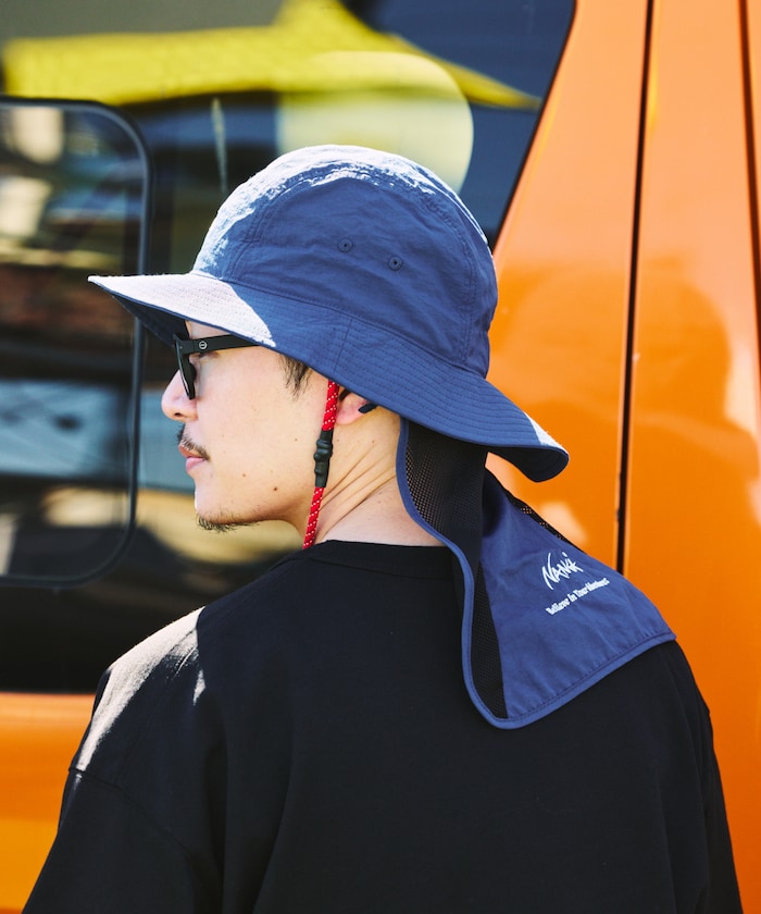 新品NANGA NYLON TUSSER SUNSHADE HAT L.BLUE 帽子 NANGA NYLON TUSSER SUNSHADE HAT L.BLUE NANGA × FREAK'S