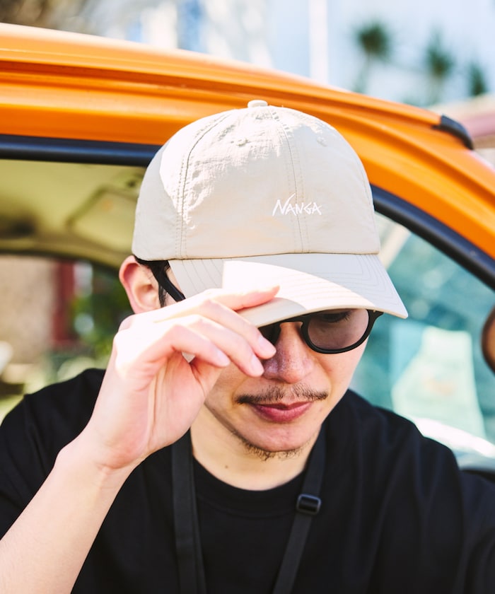 NANGA別注 NYLON TUSSER BB CAP / 防撥水機能帽