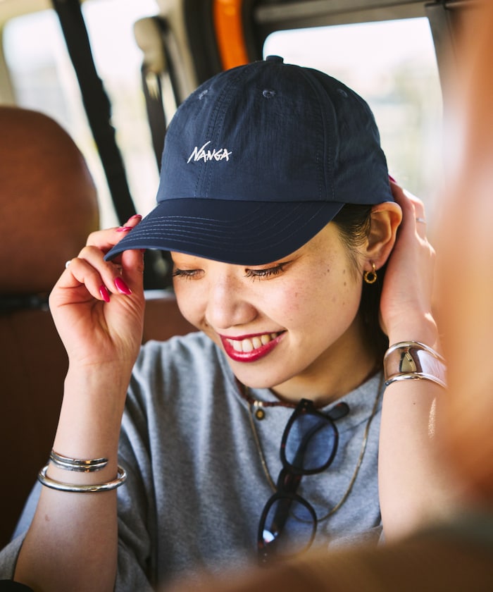 NANGA別注 NYLON TUSSER BB CAP / 防撥水機能帽