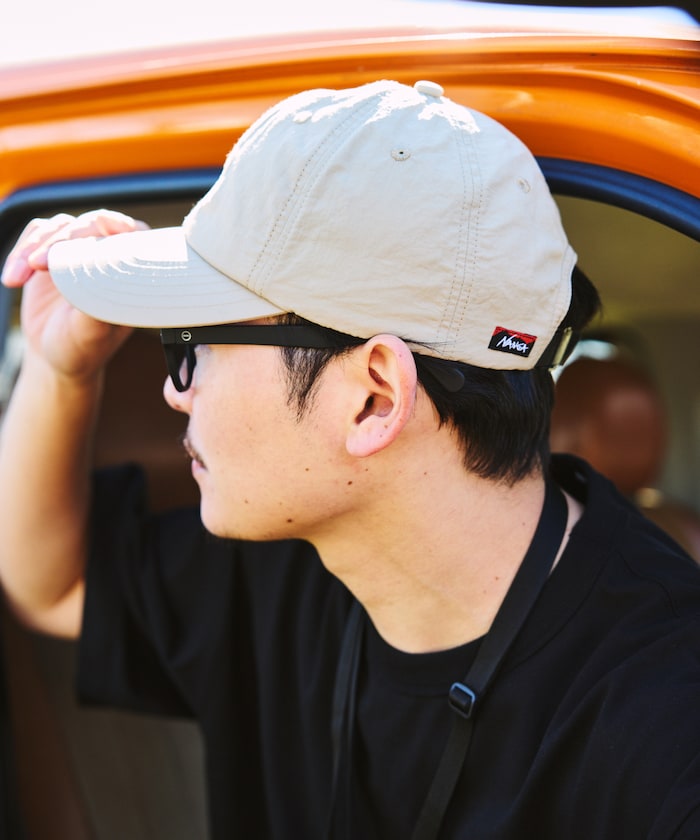NANGA別注 NYLON TUSSER BB CAP / 防撥水機能帽