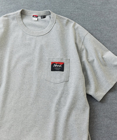 NANGA 別注 ECO HYBRID LOGO TEE / 小LOGO 短袖T恤
