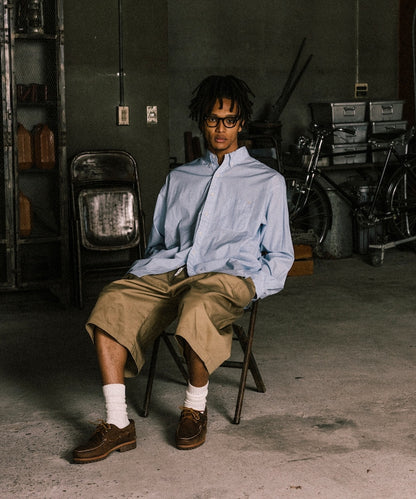 RED KAP × FREAK’S STORE  別注 2TUCK BAGGY WIDE TWILL SHORTS PANTS / 雙褶寬版斜紋短褲
