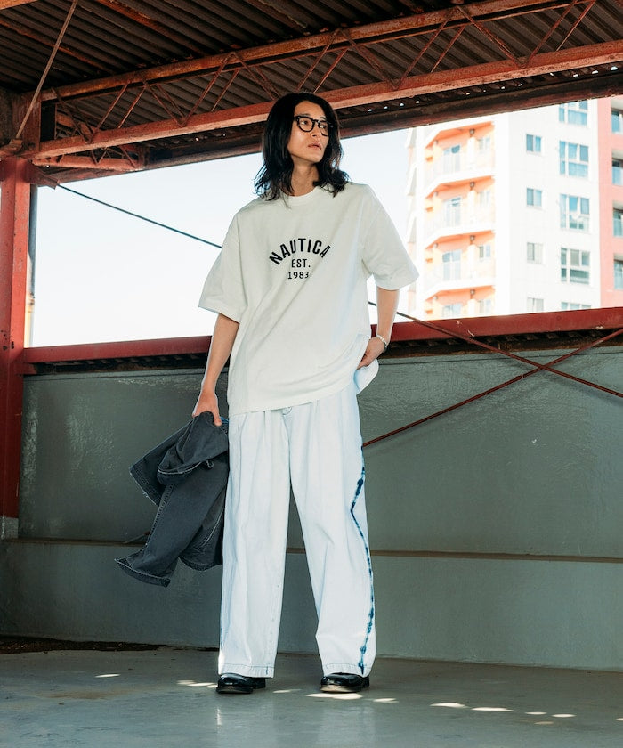 NAUTICA Felt Patch Arch Logo S/S Tee / 經典弧形 短袖T恤