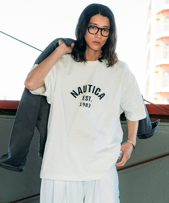 NAUTICA Felt Patch Arch Logo S/S Tee / 經典弧形 短袖T恤