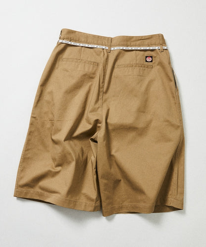 RED KAP × FREAK’S STORE  別注 2TUCK BAGGY WIDE TWILL SHORTS PANTS / 雙褶寬版斜紋短褲