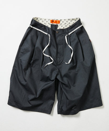 RED KAP × FREAK’S STORE  別注 2TUCK BAGGY WIDE TWILL SHORTS PANTS / 雙褶寬版斜紋短褲