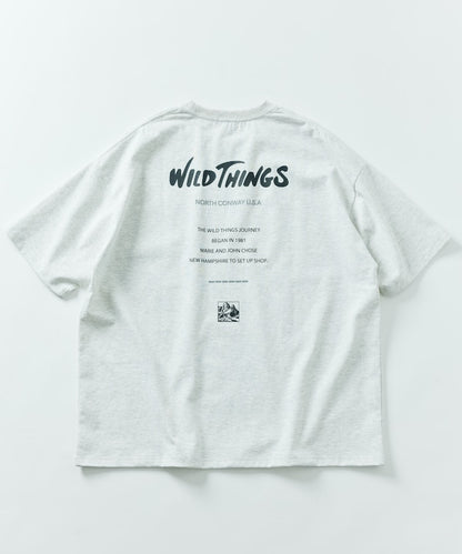WILD THINGS×FREAK'S STORE / 背後標誌 短袖T恤