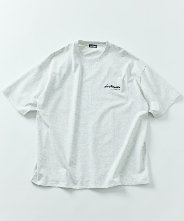 WILD THINGS×FREAK'S STORE / 背後標誌 短袖T恤
