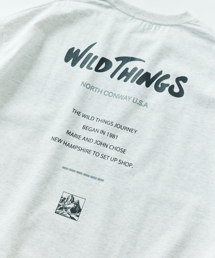 WILD THINGS×FREAK'S STORE / 背後標誌 短袖T恤
