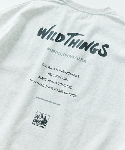 WILD THINGS×FREAK'S STORE / 背後標誌 短袖T恤
