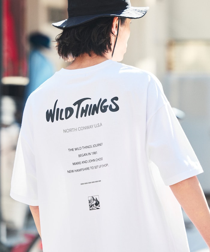 WILD THINGS×FREAK'S STORE / 背後標誌 短袖T恤