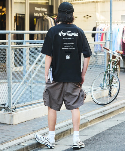 WILD THINGS×FREAK'S STORE / 背後標誌 短袖T恤