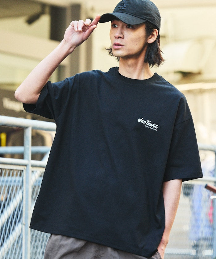 WILD THINGS×FREAK'S STORE / 背後標誌 短袖T恤