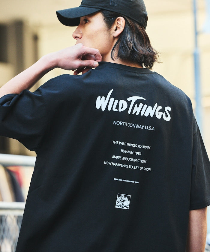 WILD THINGS×FREAK'S STORE / 背後標誌 短袖T恤