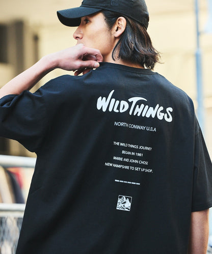 WILD THINGS×FREAK'S STORE / 背後標誌 短袖T恤
