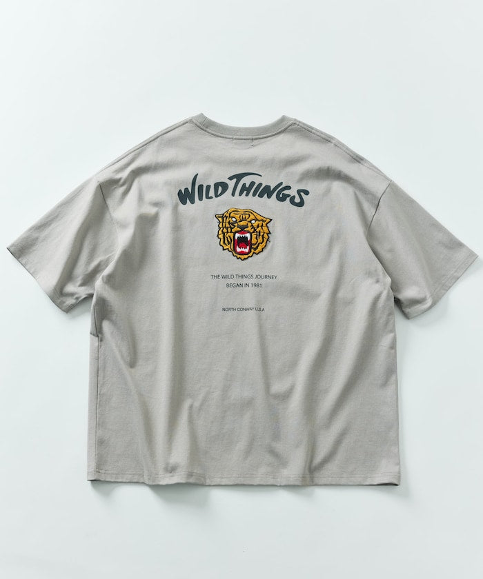 WILD THINGS×FREAK'S STORE / 老虎圖案 短袖T恤
