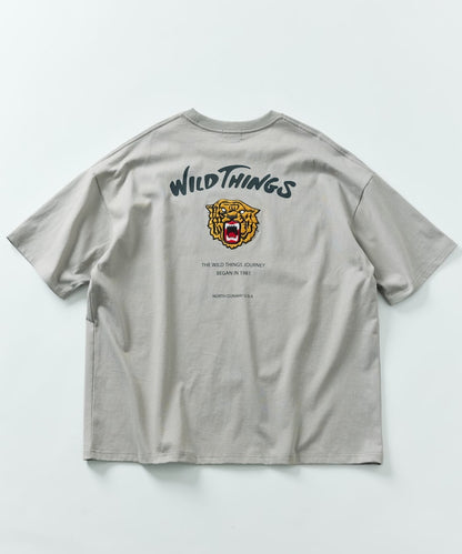 WILD THINGS×FREAK'S STORE / 老虎圖案 短袖T恤