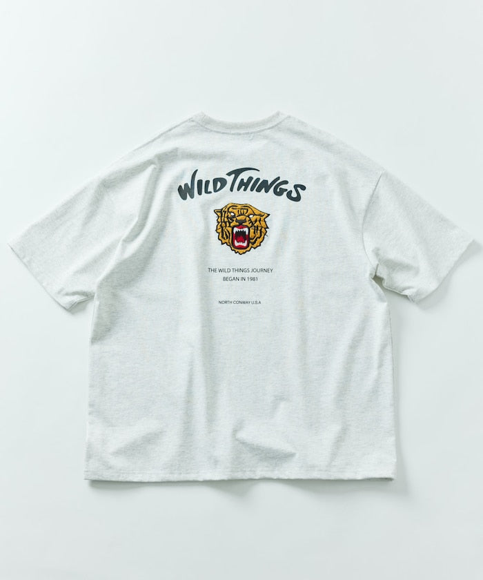 WILD THINGS×FREAK'S STORE / 老虎圖案 短袖T恤