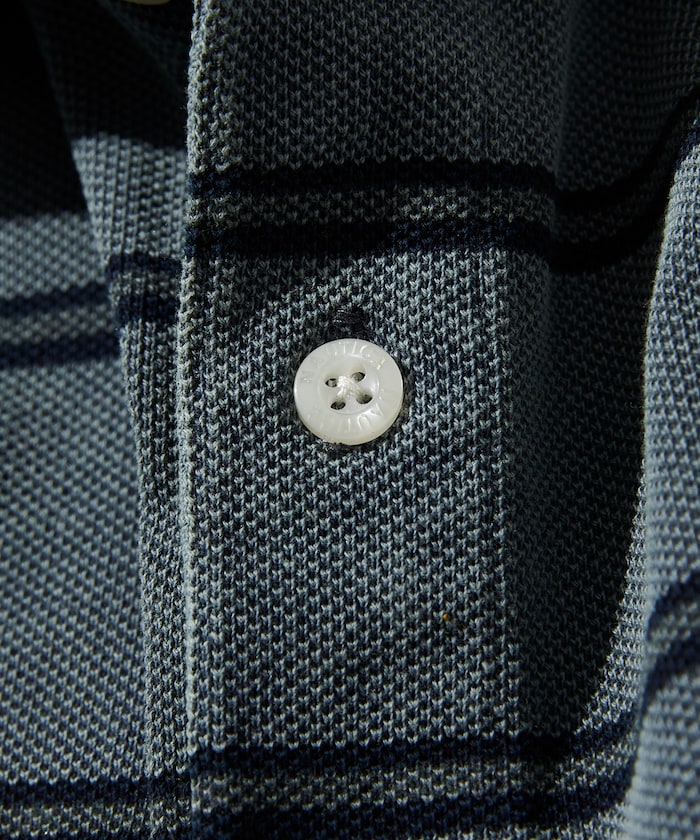 NAUTICA New Over Dye Border Polo Shirt / 條紋POLO衫