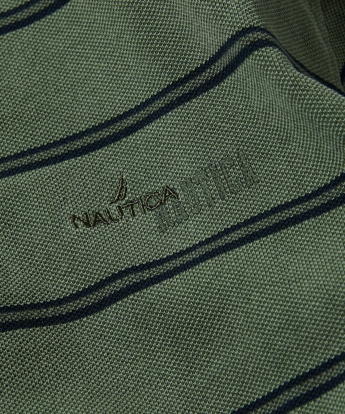 NAUTICA New Over Dye Border Polo Shirt / 條紋POLO衫