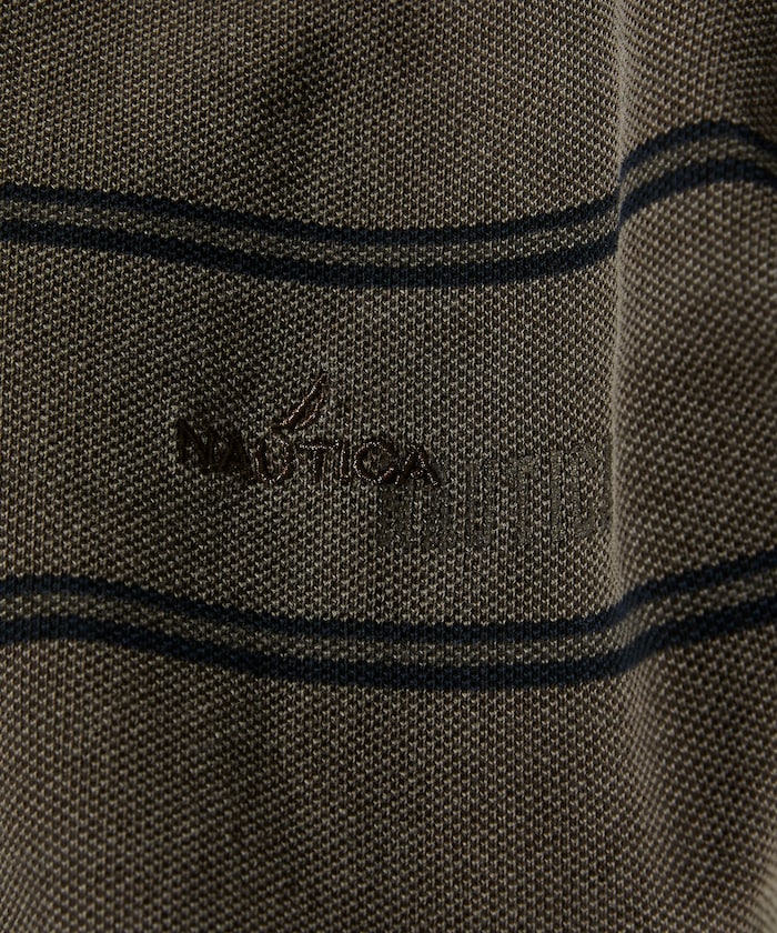 NAUTICA New Over Dye Border Polo Shirt / 條紋POLO衫