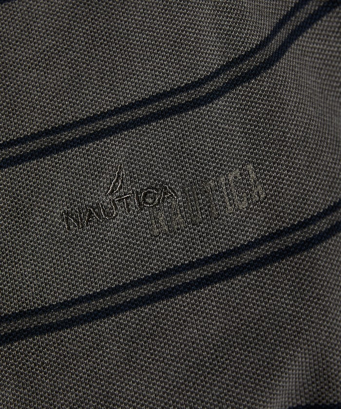 NAUTICA New Over Dye Border Polo Shirt / 條紋POLO衫