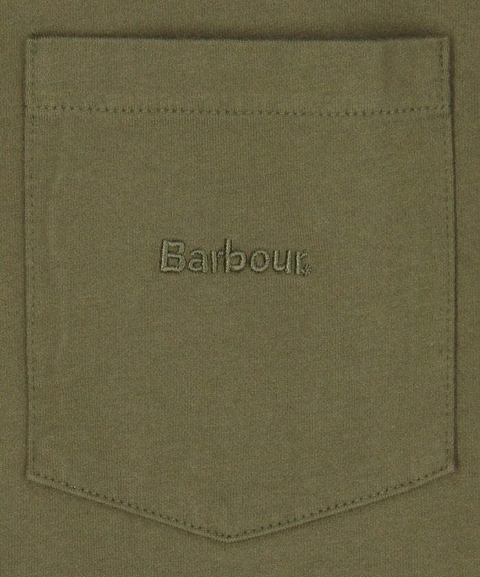 BARBOUR / 別注 日本限定 刺繡口袋Ｔ恤