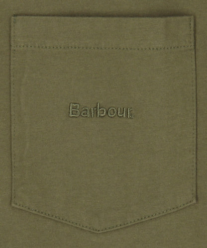 BARBOUR / 別注 日本限定 刺繡口袋Ｔ恤