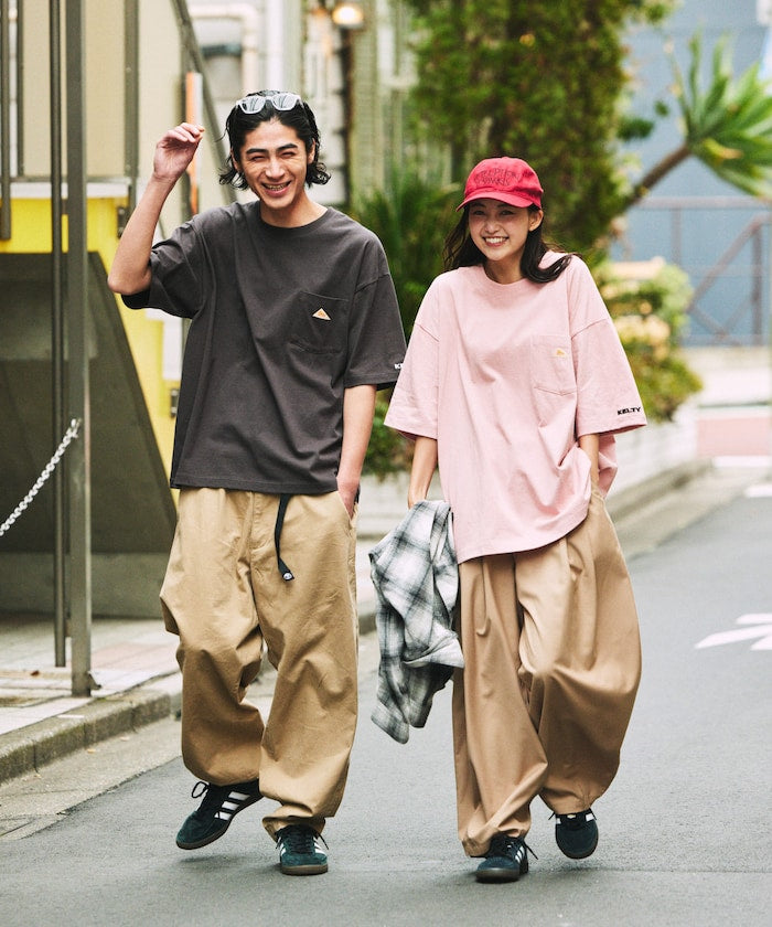 KELTY×FREAK'S STORE / 刺繡小標 口袋 短袖T恤