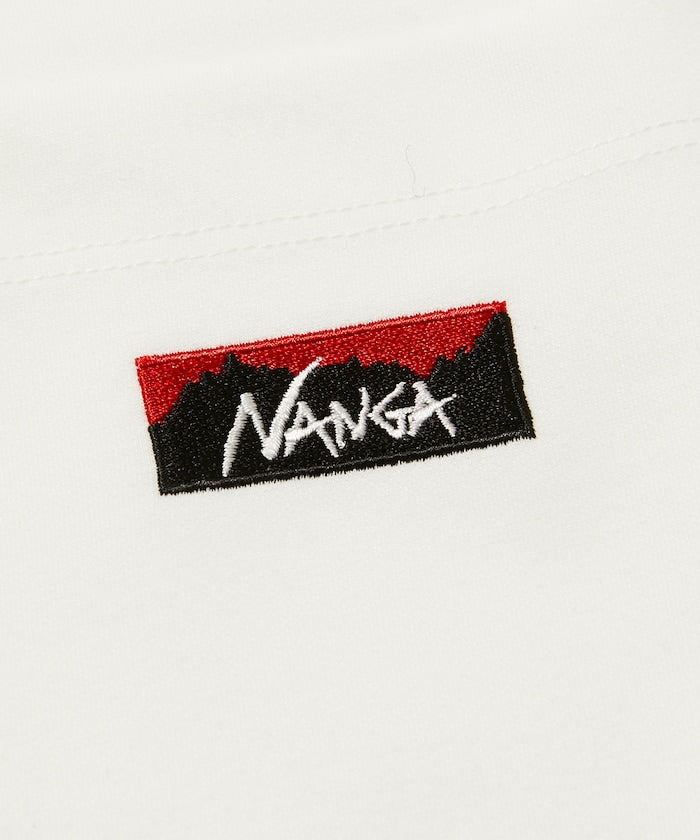 NANGA / 別注 neo-PRO 小LOGO 吸水速乾  抗UV 短袖T恤（日本製）