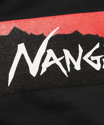 NANGA / 別注 neo-PRO 大LOGO 吸水速乾  抗UV 短袖T恤（日本製）