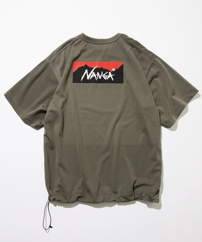 NANGA / 別注 neo-PRO 大LOGO 吸水速乾  抗UV 短袖T恤（日本製）