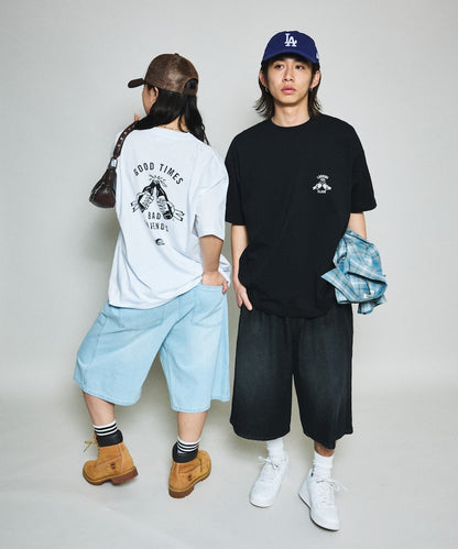 FREAK’S STORE / 復古水洗 牛仔鬆緊短褲