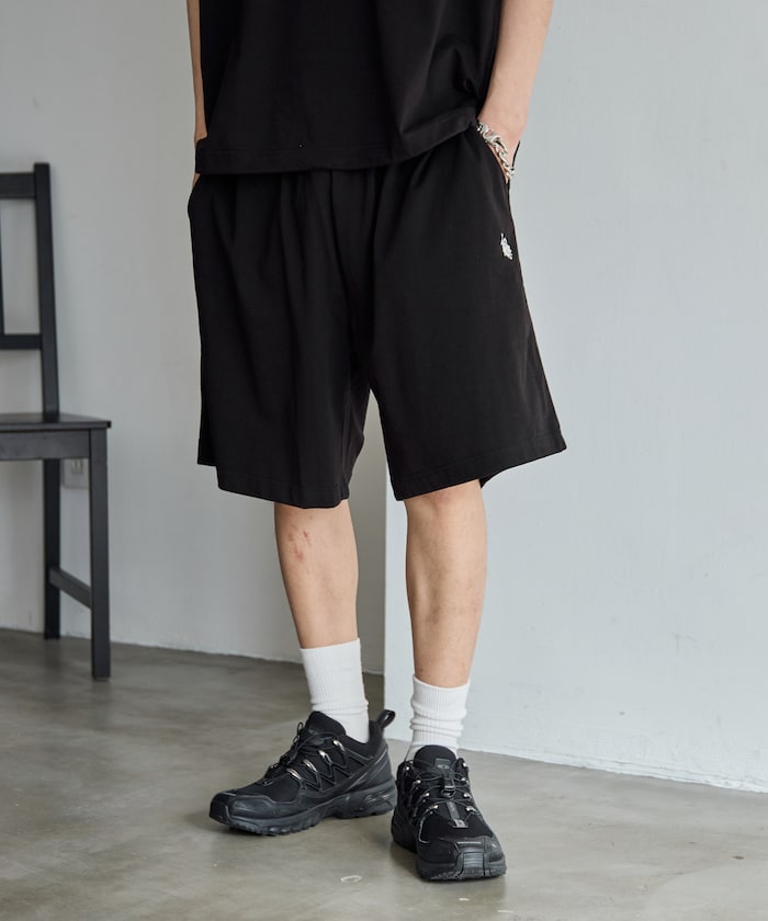U.S. POLO ASSN. / 涼感刺繡短袖T恤＋短褲 套裝組