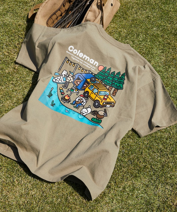 庫存倒數！！Coleman × matsui lake sied SS TEE / 短袖T恤