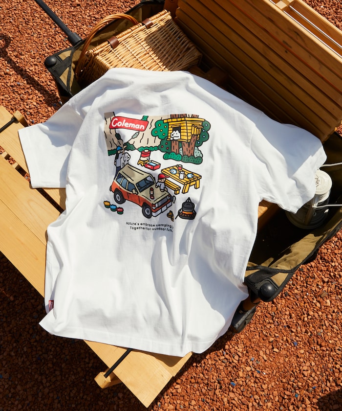 庫存倒數！！Coleman × matsui rocky camping SS TEE / 短袖T恤